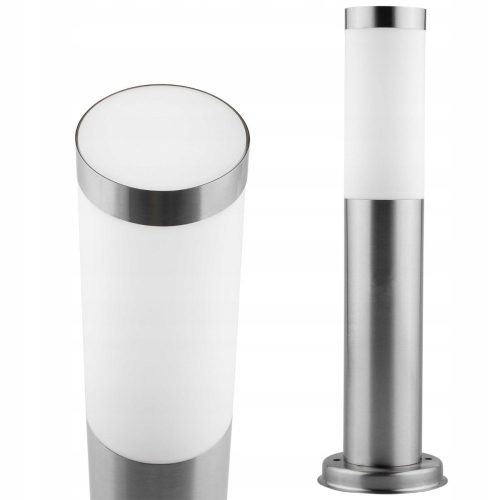 Lichtmasten, Garten Runder Lichtmast Su-ma E27 45 cm silber
