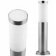 Lichtmasten, Garten Runder Lichtmast Su-ma E27 45 cm silber