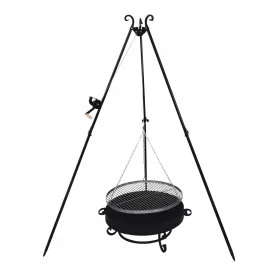  Grill Dreibeinrost INOX Durchmesser 70 Feuerraum SET