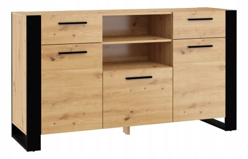  Bim Furniture Nuka Kommode 155 x 45 x 87 cm matte Artisan-Eiche