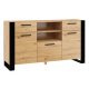  Bim Furniture Nuka Kommode 155 x 45 x 87 cm matte Artisan-Eiche