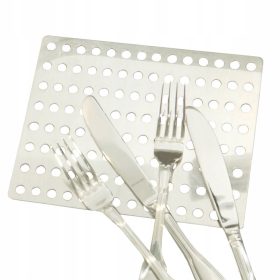  Silberner Putzteller 18x15cm Wenko