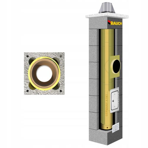 RAUCH-Schornsteinsystem 9 m, Systemkamin FI 200