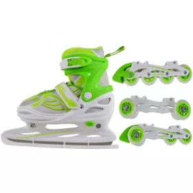  SKATE ROLLER ROLLEN 4in1 34-41ABEC 5