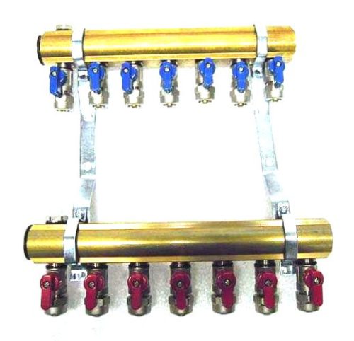  MESSINGVERTEILER 7 + PEX 16 Ventile