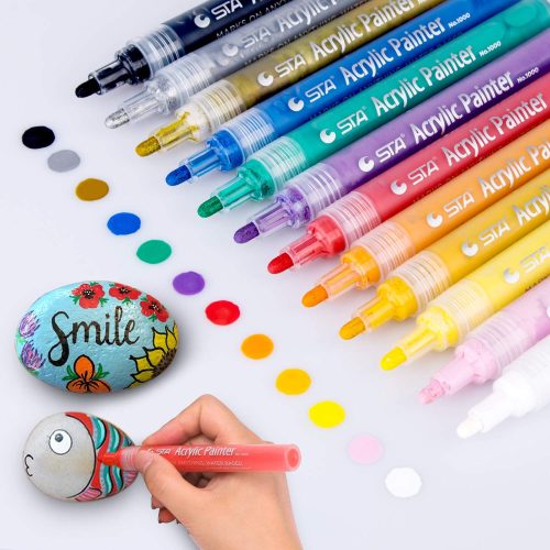  12. Acrylfarbenstifte Marker für
