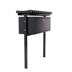 Bank ohne Rückenlehne, Metall, 80 x 25 cm