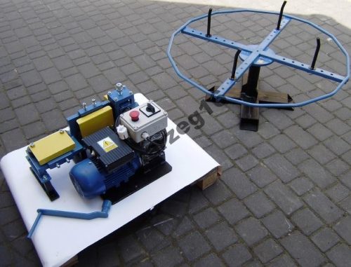 DRAHTRICHTMASCHINE, ABWICKLER, BETONZÄUNE