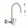 Wand-Küchenarmatur Luccio Wonder, Beige, Silber
