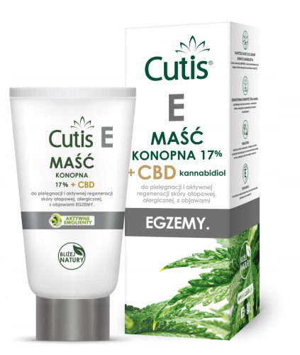 CUTIS CBD E - EGZEMA Hanfsalbe 120ml mit 17% Hanföl zur Hautpflege