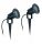 Gartenlampen stecken im Boden fest Gartenstrahler EDO Hortus EDO777112 GU10 IP65 schwarz