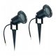 Gartenlampen stecken im Boden fest Gartenstrahler EDO Hortus EDO777112 GU10 IP65 schwarz