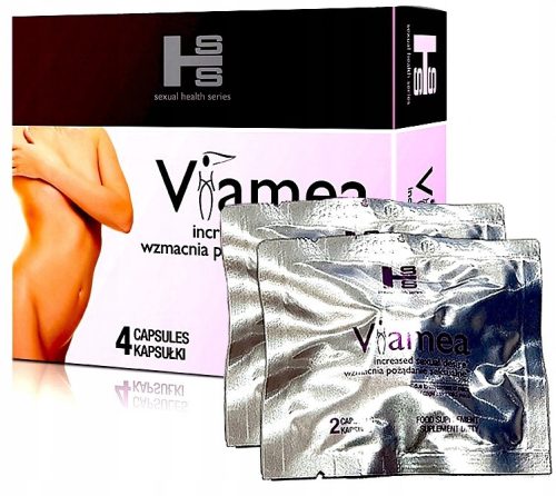 Viamea - Natürliche Unterstützung für weibliches Libido, 4 Kapseln