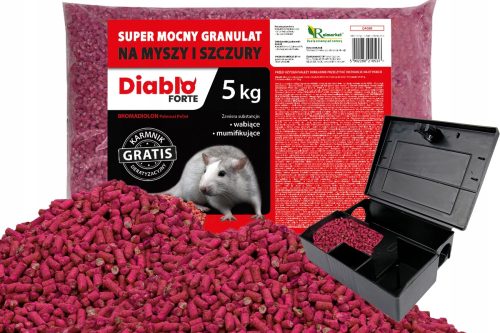 Abwehrmittel für Tiere Diablo Forte Gift gegen Mäuse und Ratten