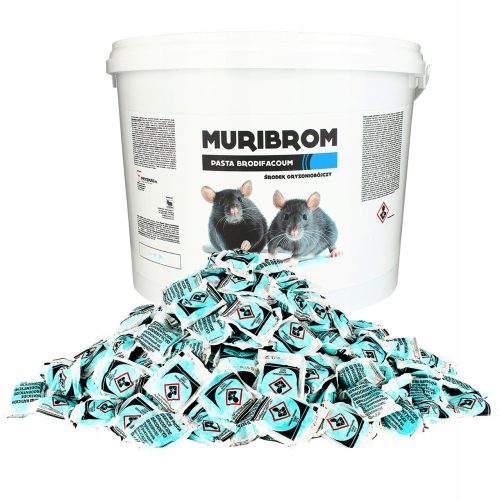 Starke Giftpaste für MÄUSE, RATTE, Brodifacoum, 5 kg