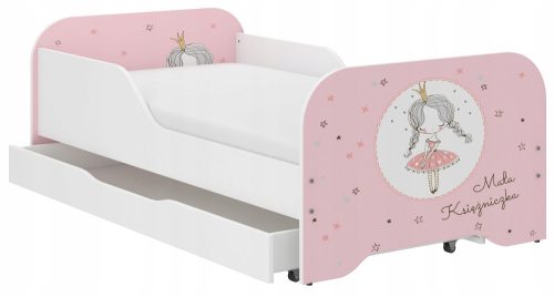  Holzspielzeug MIKI Bett 74 x 144 cm mehrfarbig
