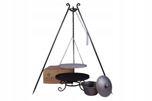  SET Grill, Feuerbox und Kessel 7l Gusseisen ES-ER