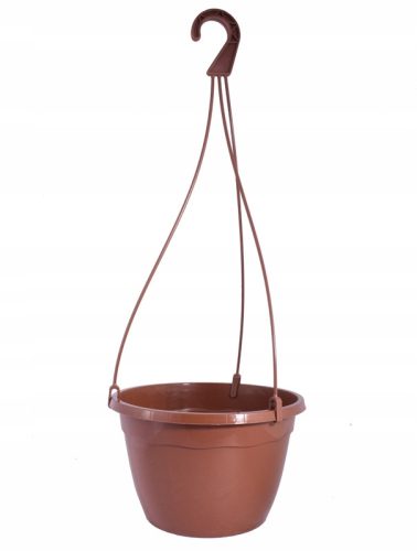  Blumentopf Edoniczki.pl 23 cm x 23 x 15 cm Durchmesser 23 cm Kunststoff in Braun- und Beigetönen