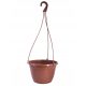  Blumentopf Edoniczki.pl 23 cm x 23 x 15 cm Durchmesser 23 cm Kunststoff in Braun- und Beigetönen