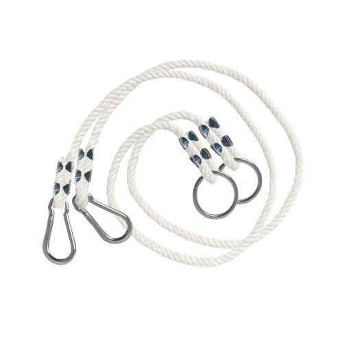  Mamoi Schaukelseile 1 m mit Metallkarabiner, 2 Stück