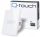 Single-Touch-Schalter, Unterputz, fernbedienbar Qtouch weiß QWP.DIM-TOUCH