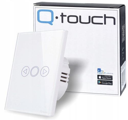 Single-Touch-Schalter, Unterputz, fernbedienbar Qtouch weiß QWP.DIM-TOUCH