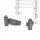  Eckiges Thermostatset Vario-Term IGS0202CFK-Graphite-Black-Mat