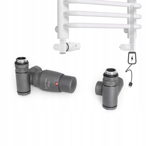  Eckiges Thermostatset Vario-Term IGS0202CFK-Graphite-Black-Mat