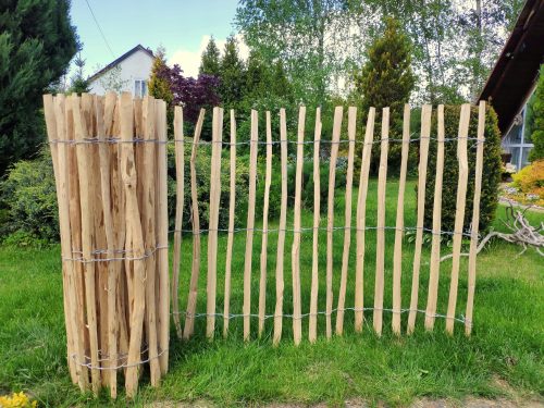 Schattiernetz für Zaun - Haselnusszaun Haselnusszaun łupanka7-9