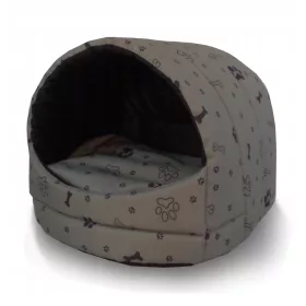  Rex-Katzenhaus, mehrfarbig, oval, 33 cm x 38 cm