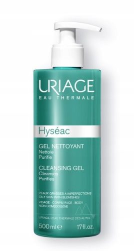 Uriage Hyseac Reinigungsgel 500ml für fettige, Mischhaut und Aknehaut
