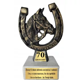  Hufeisenstatuette als Geschenk zum 80. Geburtstag