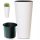 Töpfe und Pflanzgefäße für den Außenbereich und den Garten Prosperplast Tubus Slim Blumentopf 30 x 30 x 57 cm weiß