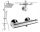 Invena Nyks Aufputz-Duschset + Chrom-Duscharmatur Invena Slim