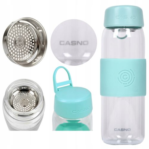  Casno Flasche 600 ml in Grüntönen