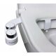 BrookPad EcoSplash Toilettensitz, weißer Duroplast