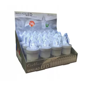  LED-Einsatz für Cortina-Kerzen 10,5 cm