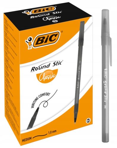  Schwarzer BIC-Kugelschreiber