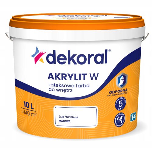 Dekoral Latex-Wandfarbe 10 l, schneeweiß matt