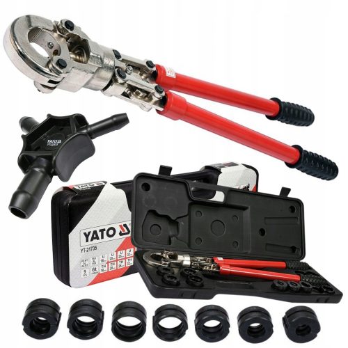 Yato YT-21735 Rohrcrimper + Yato YT-22373 Kalibrator
