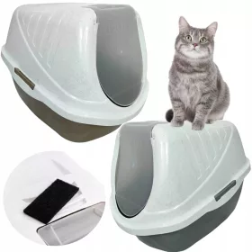    Geschlossene Katzentoilette von Pet Inn, 53 cm x 40 cm x 41 cm