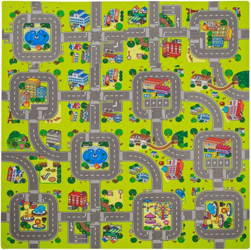  Humbi Puzzle-Schaumstoffmatte, mehrfarbig, 180 x 180 cm