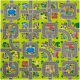  Humbi Puzzle-Schaumstoffmatte, mehrfarbig, 180 x 180 cm