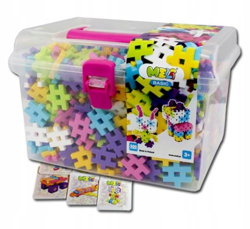  Meli Basic Pink Travel Box Waffelblöcke 500 Elemente