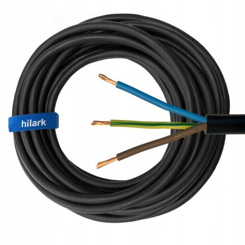OnPd Hilark rundes Elektrokabel 3x2,5 mm² 50 m