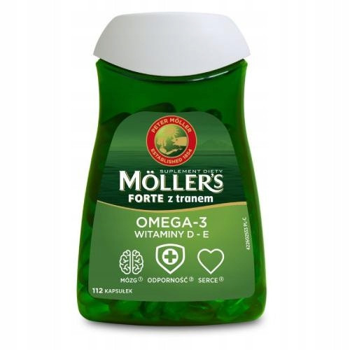  Moller's Forte mit Lebertran Nahrungsergänzungsmittel 112 Kapseln