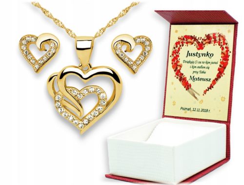  GESCHENK FRAUEN MÄDCHEN FRAUEN HALSKETTE OHRRINGE