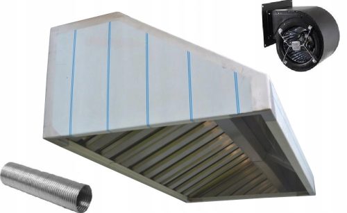 GASTRONOMISCHE HAUBE 150x70x40 + Filter