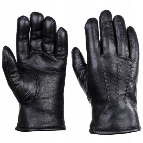  WINTER Herren-Lederhandschuhe, schwarz, ISOLIERTES Leder