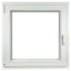 PVC-Fenster 100 x 100 / 1000 x 1000 Ru/L Weiß